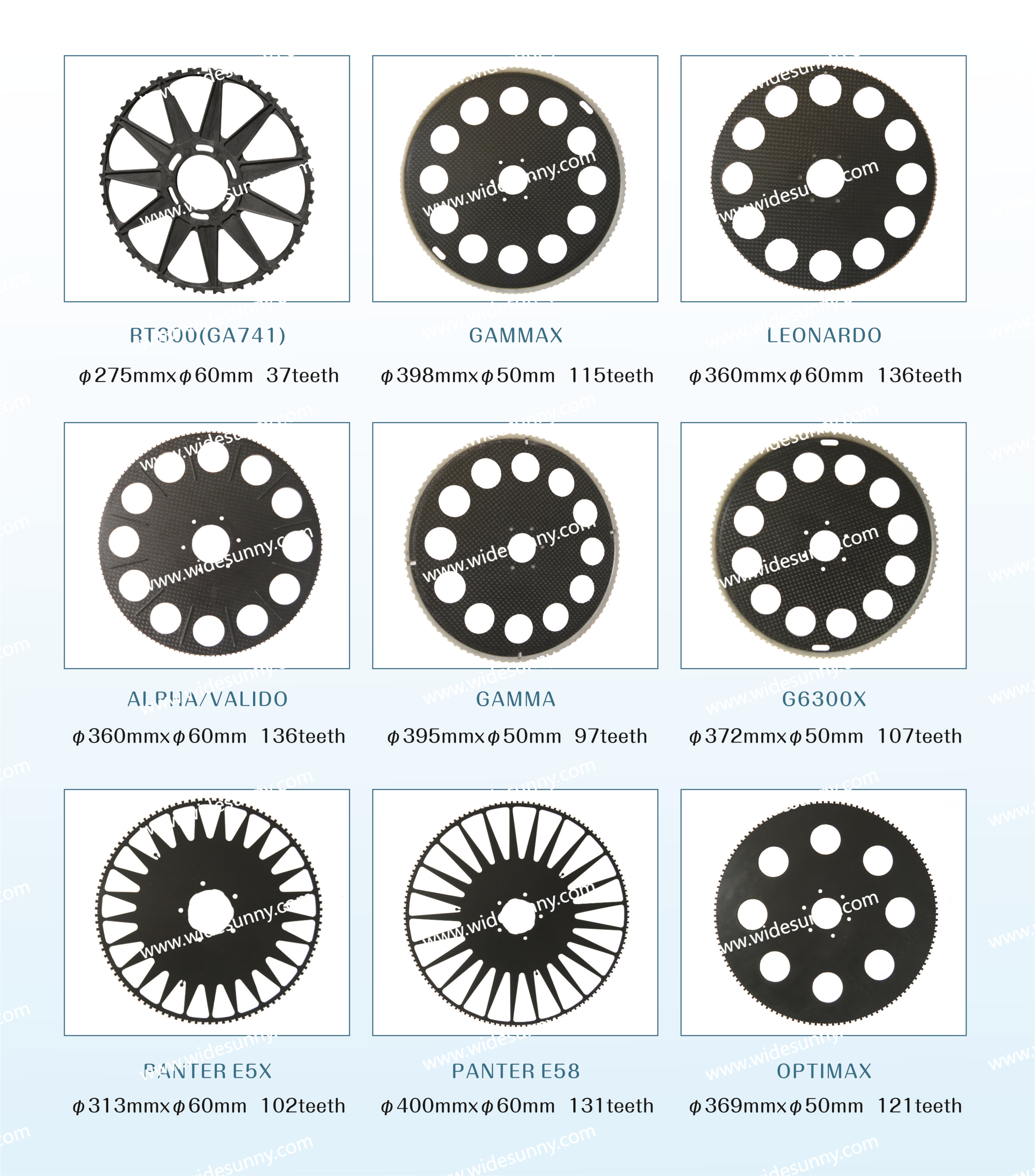 DRIVE WHEEL RAPIER LOOM SPARE PARTS